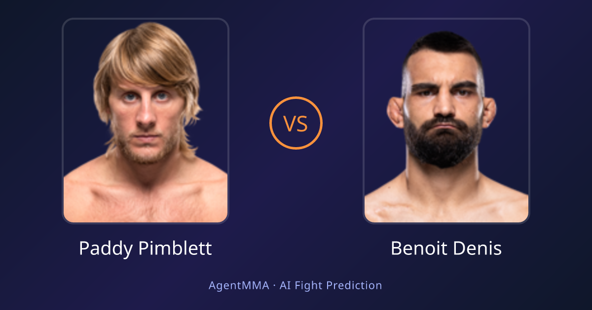 Paddy Pimblett predicts finish of Benoit Saint Denis at UFC 329
